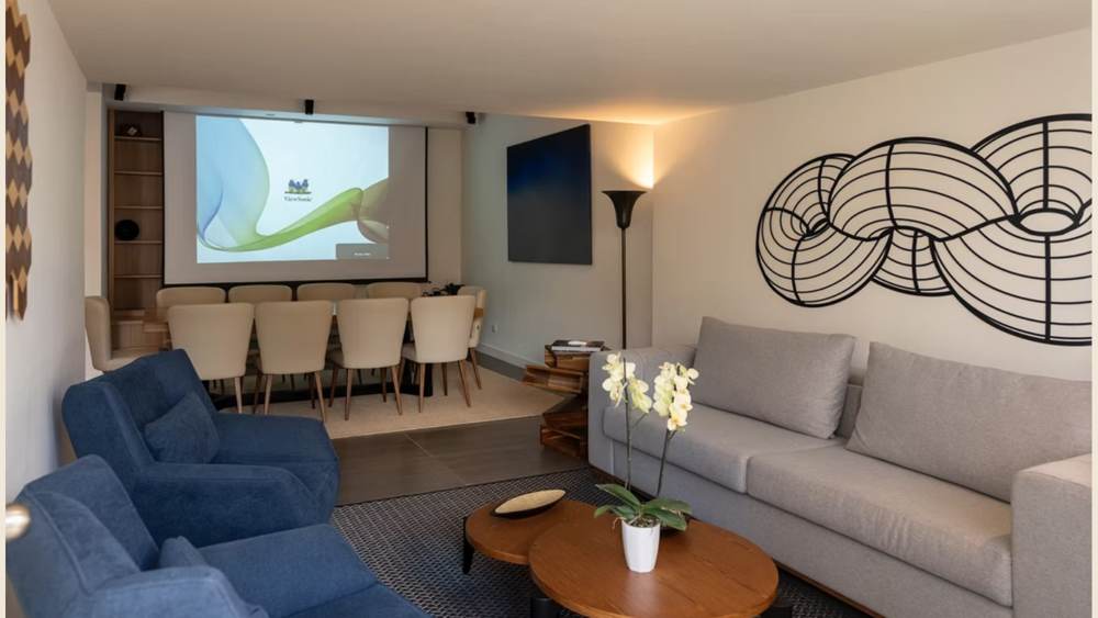 La Veranda · montaje lounge y auditorio